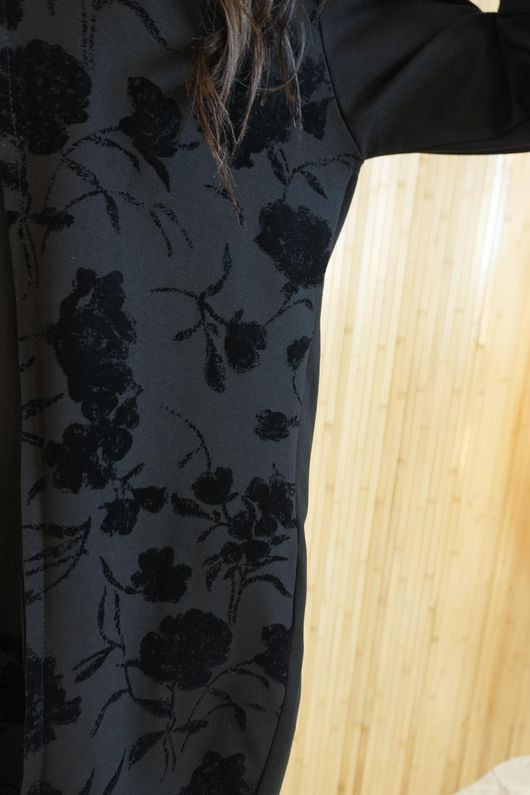 Oscar Esme Fleur Cocoon Dress Black /20=